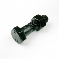 M16x55 CL8.8 Blk Hex Bolt & Nut-25