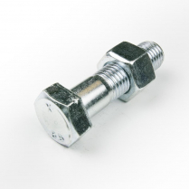 M16x70 CL8.8 Z/P Hex Bolt & Nut-25