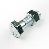 M18x60 CL8.8 Z/P Hex Bolt & Nut-20*