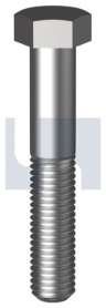 M18x75 Cl8.8 Z/P Hex Bolt Only