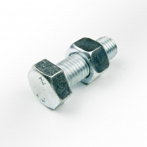 M20x55 CL8.8 Z/P Hex Bolt & Nut-25