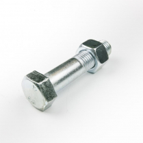 M20x85 CL8.8 Z/P Hex Bolt & Nut-20