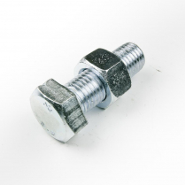 M24x65 CL8.8 Z/P Hex Bolt & Nut-5