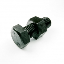 M30x75 CL8.8 Blk Hex Bolt & Nut-5*