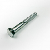 12mmx100 CL4.6 Gal Hex Head Coach Screw-150