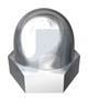 M12 DOME HEX NUT HDG