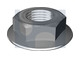 M6 Gr304 S/S Flange Serrated Hex Nut
