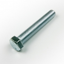 M12x75 CL4.6 Z/P Hex Set Screw-75