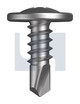 8GX12 Mush Head Self Drilling Screw - IFI 113/SAE J78