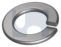 6mm(2.5x1.6) Gal Flat Sect Spring Washer
