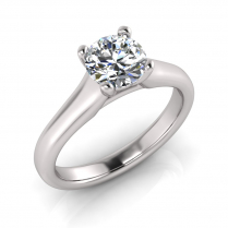 Half Round Shank | Round Four Claw Setting