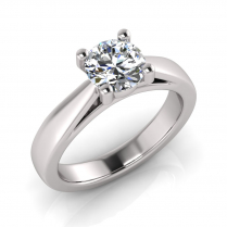 Reverse Taper Shank | Round Four Claw Setting