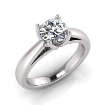 Half Round Shank | Petal Four Claw Setting