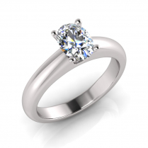 Half Round Shank | Oval Four Claw Setting