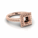 Bezel And Pave Set Dress Ring