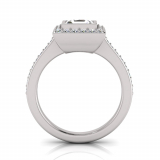 Bezel And Pave Set Dress Ring