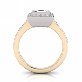 Bezel And Pave Set Dress Ring