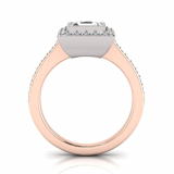 Bezel And Pave Set Dress Ring