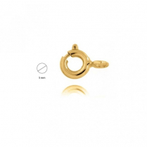 18YG Bolt Ring 5mm