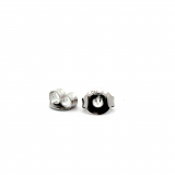 Platinum Butterflies 5.5mm