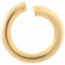 18YG Jump Ring Open 7mm