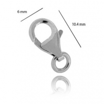 18WG Lobster Clasp 10.4mm