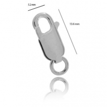 18WG Parrot Clasp 13.6mm