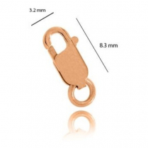 9RG Parrot Clasp 8.3mm
