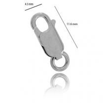 SS Parrot Clasp 11.6mm
