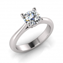 Upswept Reverse Taper Shank | O Ring Four Claw Setting