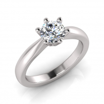 Reverse Taper Shank | Six Claw Wire Setting