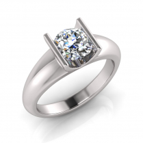 Knife Edge Shank | End Set Open Bezel Setting