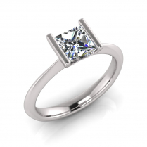 Half Round To Knife Edge Reverse Taper Shank | Tulip Semi-Bezel Setting