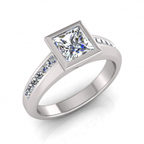 Channel Set Shank | Rub-Over Setting