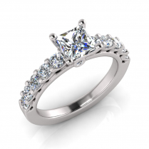 Four Claw With Round Set Shoulder