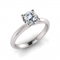 Knife Edge Shank | Square Profile Four Claw Setting