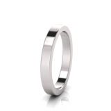 Flat Wedding Band