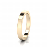 Flat Wedding Band