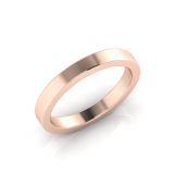 Flat Wedding Band