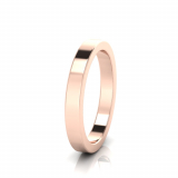 Flat Wedding Band