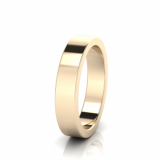 Flat Wedding Band