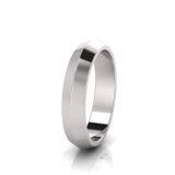 Bevelled Edge Wedding Band