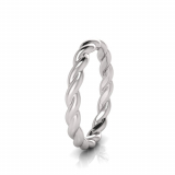 Twist Wedding Band