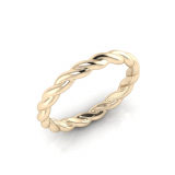 Twist Wedding Band