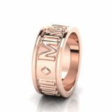 2013 MMXIII Roman Numeral Wedding Band