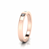 Round Trilogy Wedding Band