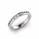 Round Channel Set Eternity Band