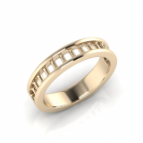 Round Channel Set Eternity Band