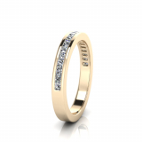 Princess Channel Set Eternity Band