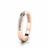 Princess Channel Set Eternity Band